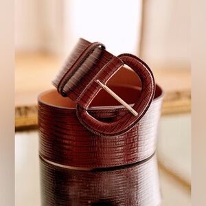NWT Sezane brown Masha Belt size 80